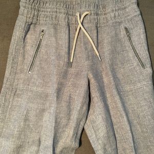 Athleta linen trouser pants